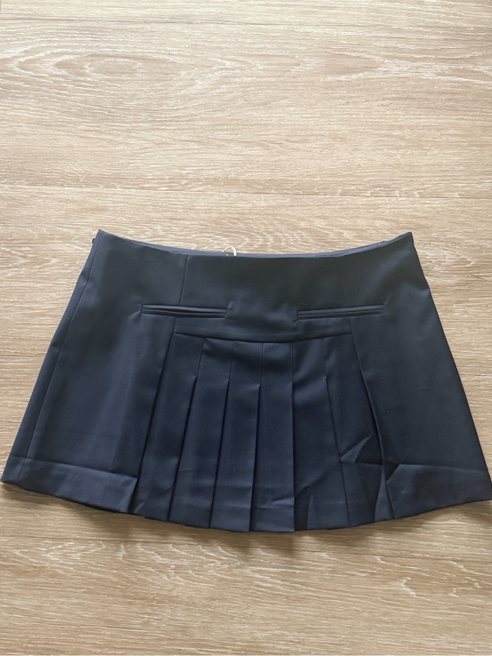 Kith Navy Pleated Mini Skirt